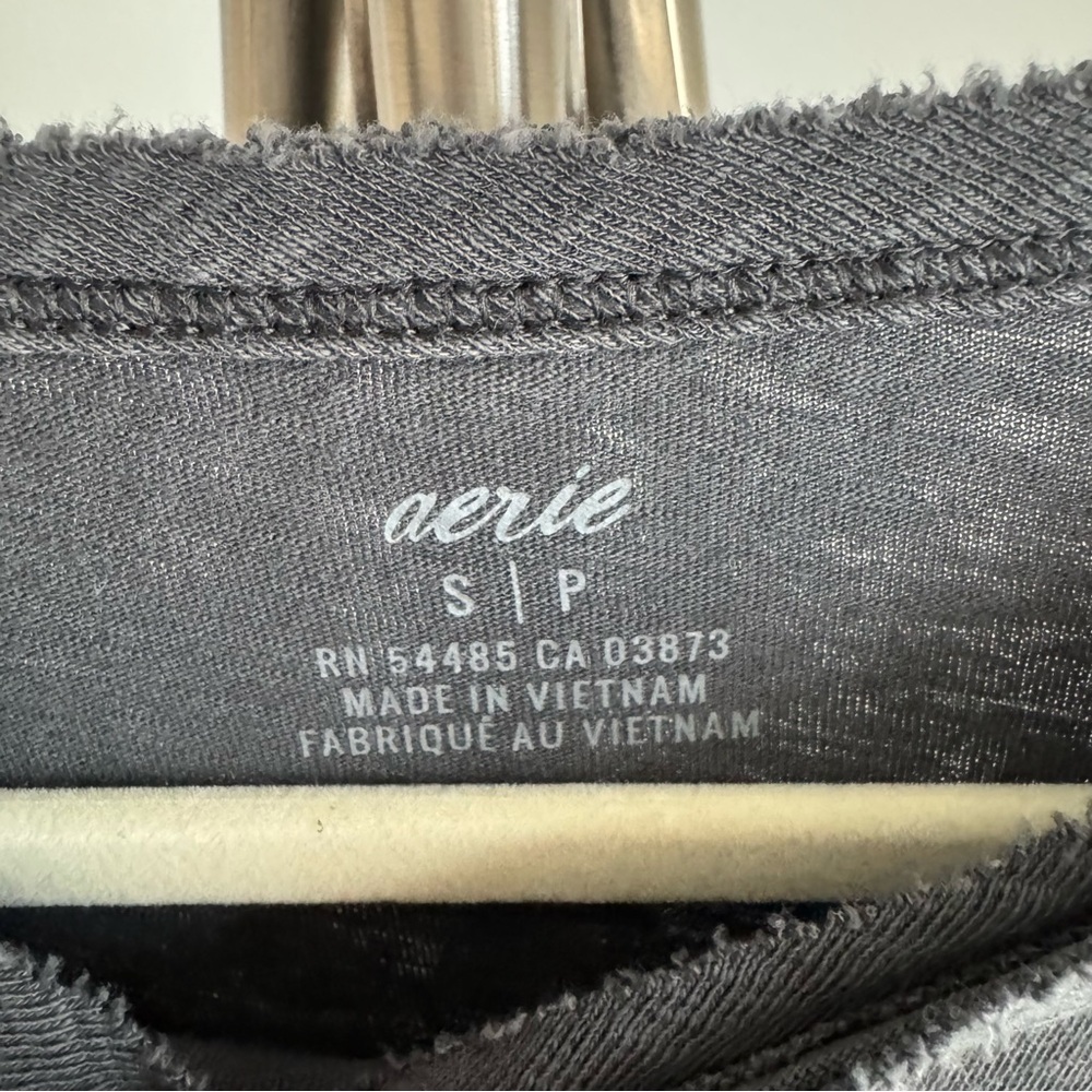 Aerie Charcoal Sleeveless Tiered Maxi Dress Small - Picture 6 of 10